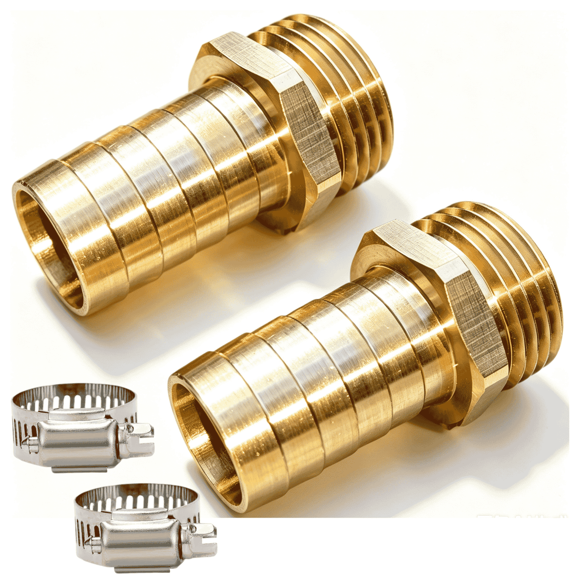 3/4" Barb to GHT Male ( 2 Pack）