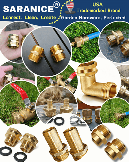 Male to Male Garden Hose Adapter