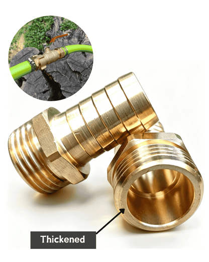 5/8" Barb to GHT Male (2 Pack）