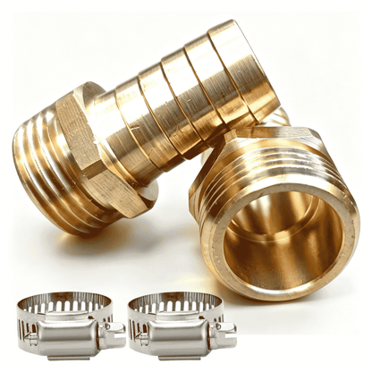 5/8" Barb to GHT Male (2 Pack）