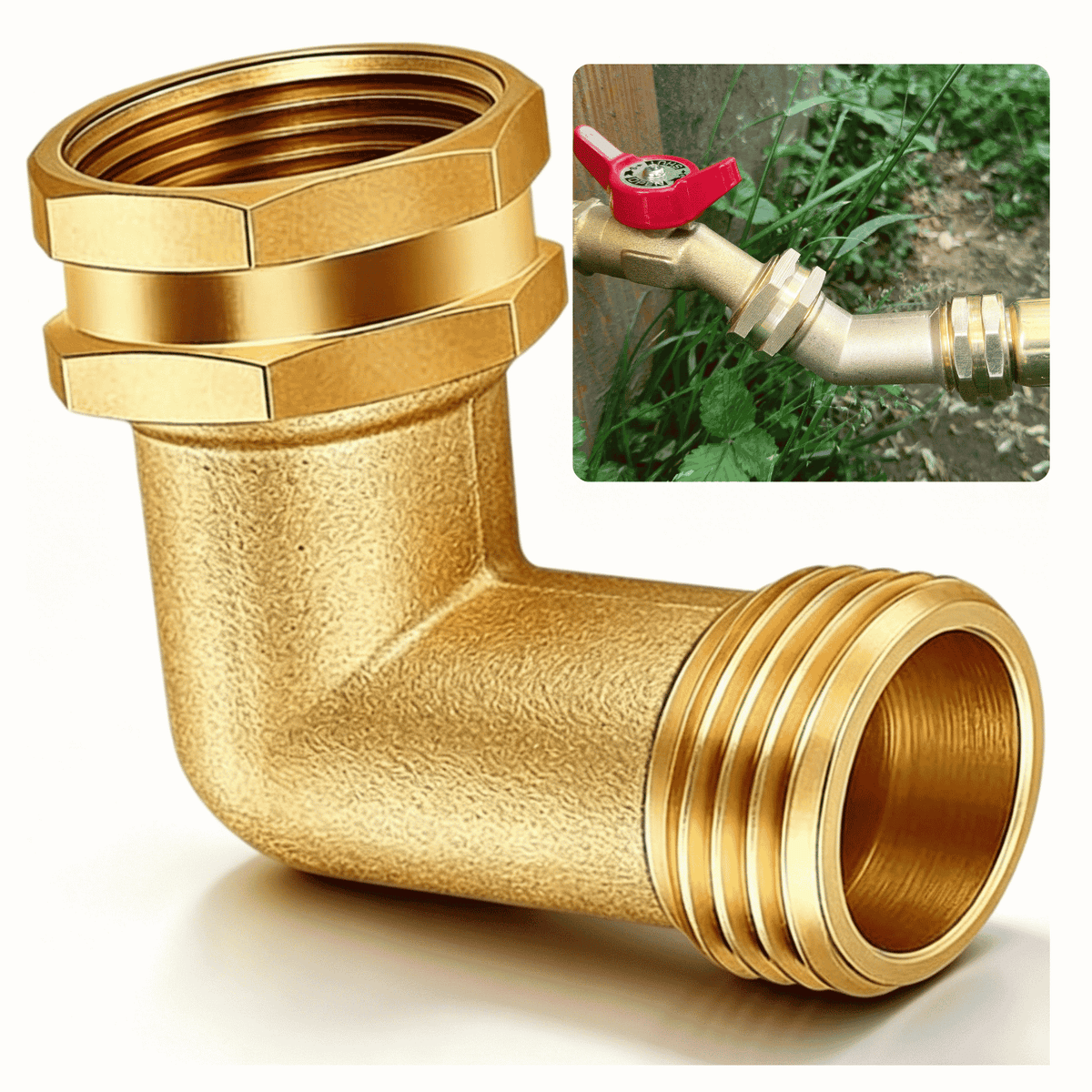 90 Degree Garden Hose Elbow