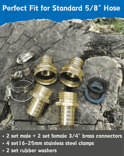 Garden Hose end Repair Kit-5/8" Barb