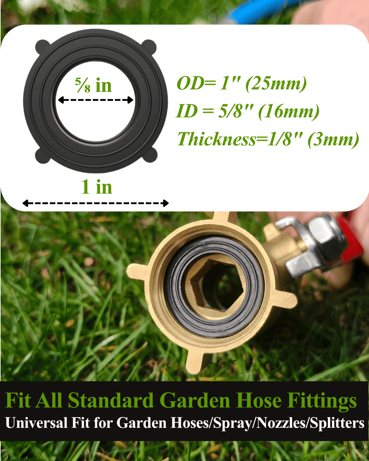 Garden Hose Gasket Washers (90-Pack)