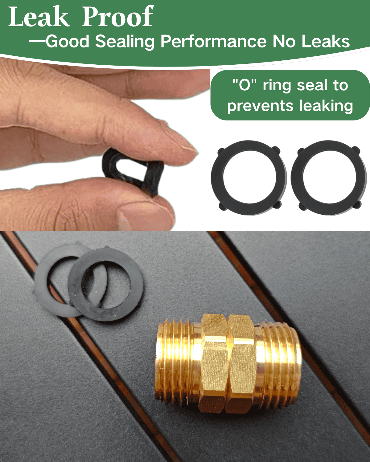 Male to Male Garden Hose Adapter (Swivel)
