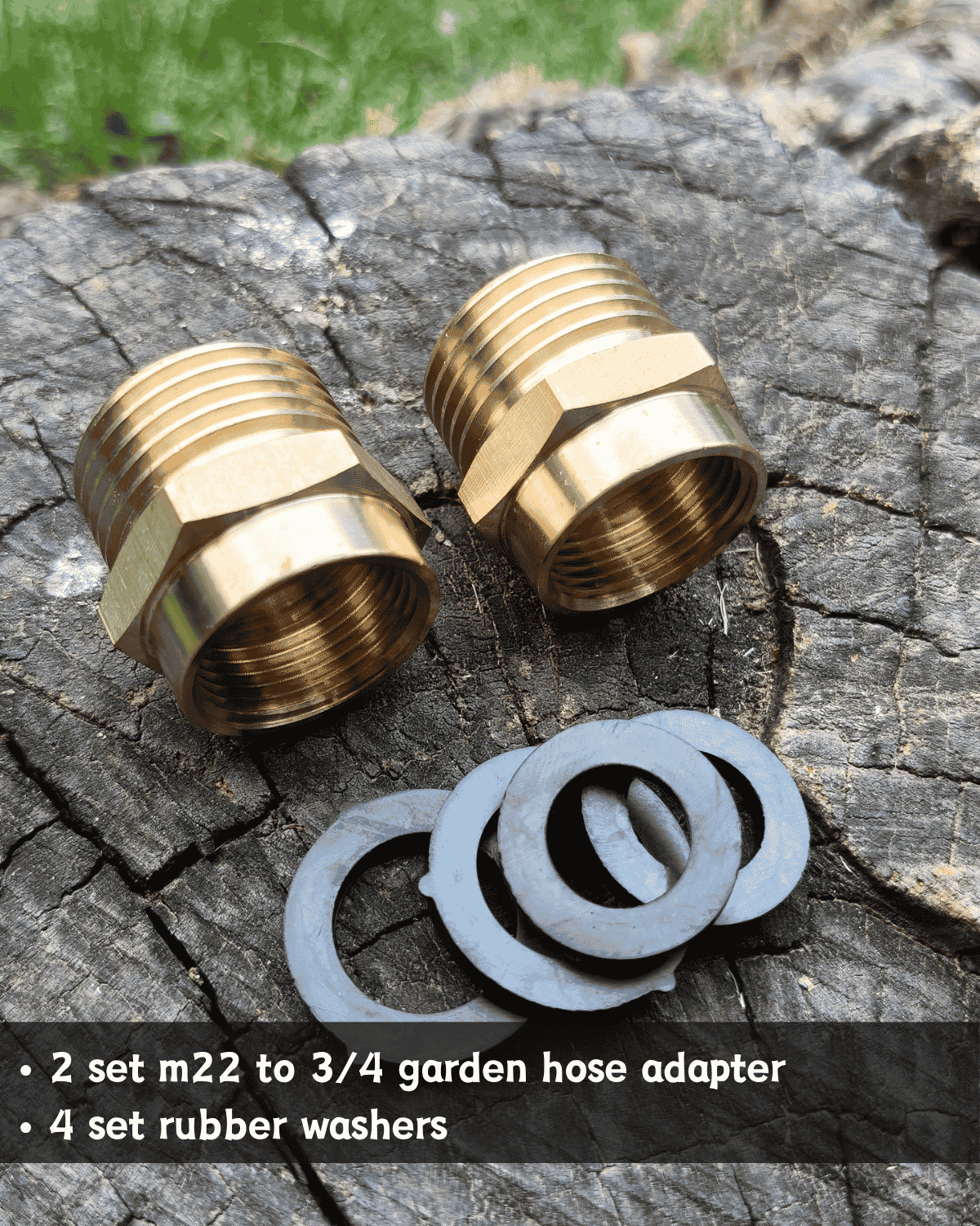 M22 Female to 3/4 Garden Hose Male