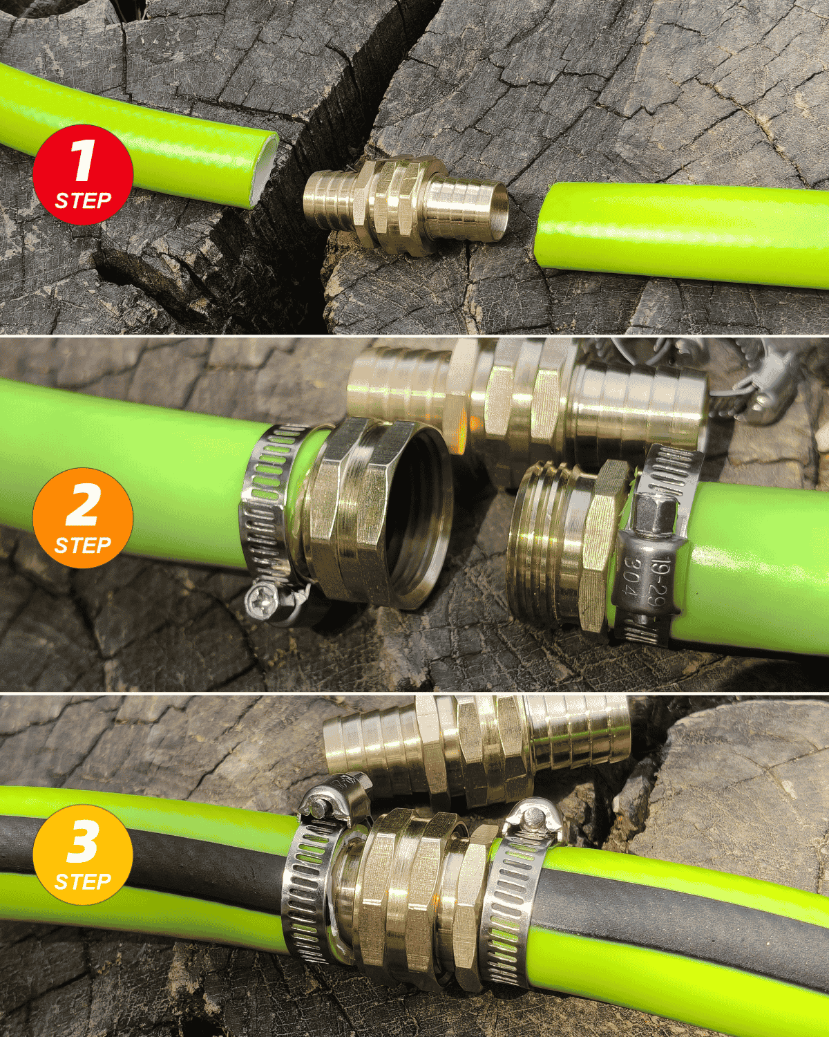 Garden Hose end Repair Kit-5/8" Barb